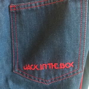 Vintage womens jeans uniform Jack in the Box high waist uniform pant so …